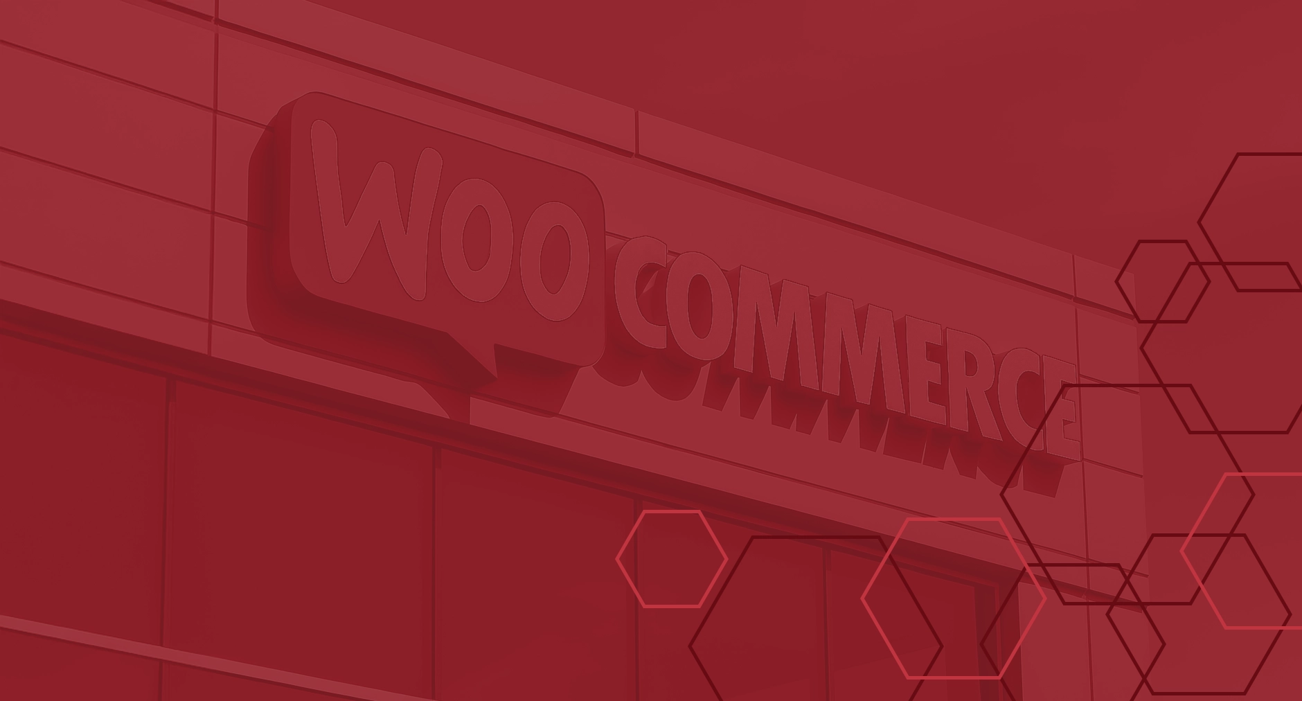 WooCommerce logo on the exterior of a building